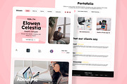 Elowen - Artistic Portfolio Landing, a Landing Page Template by twinstd (Thumbnail 4 of 5)
