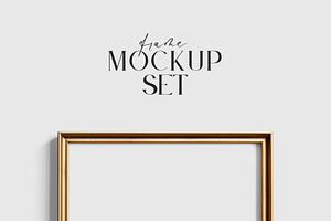 Gallery Wall Mockup Set Of 8 13