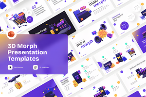3D Morph PowerPoint Template, a Presentation Template by Ink Gallery