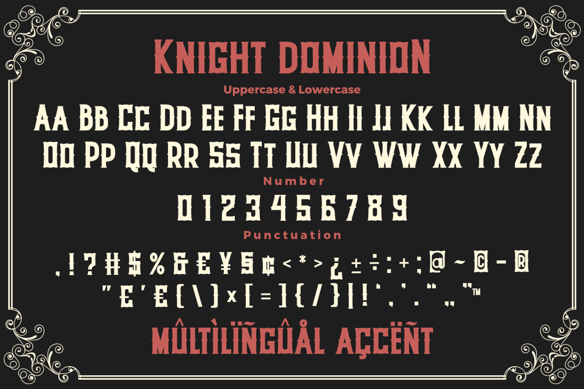 Knight Dominion Vintage Western Font, a Serif Font by Bayuktx (Photo 8 of 8)