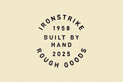 Ironstrike | Hand Drawn Sans Serif, a Sans Serif Font by Max Lockwood (Thumbnail 7 of 15)