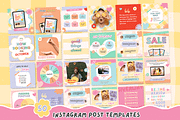 Colorful Instagram Post Template, a Social Media Template by Kurly Creative (Thumbnail 2 of 11)