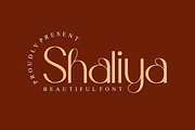 Shaliya Beauty Font, a Sans Serif Font by juliawan (Thumbnail 1 of 5)