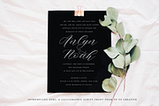 Zoxi, a Calligraphy Script Font, a Script Font by Up Up Creative (Thumbnail 5 of 8)