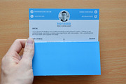 Folding CV Template, a Resume Template by rtgoose (Thumbnail 2 of 3)
