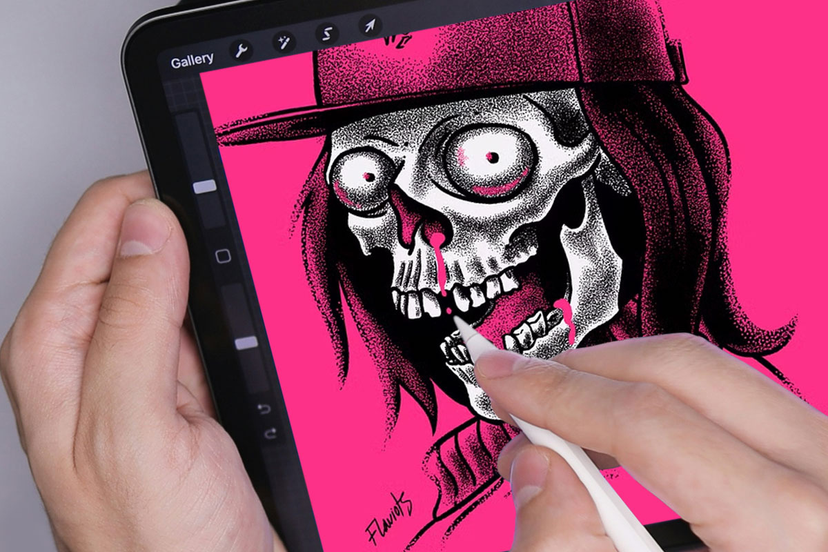Procreate Ink and Stippling Brushes, a Brush Add-On by Graphic Roadie (Photo 1 of 9)