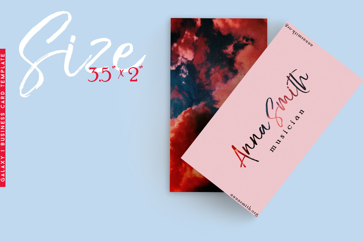 GALAXY | Modern Business Card, a Business Card Template by cadinera (Photo 5 of 8)