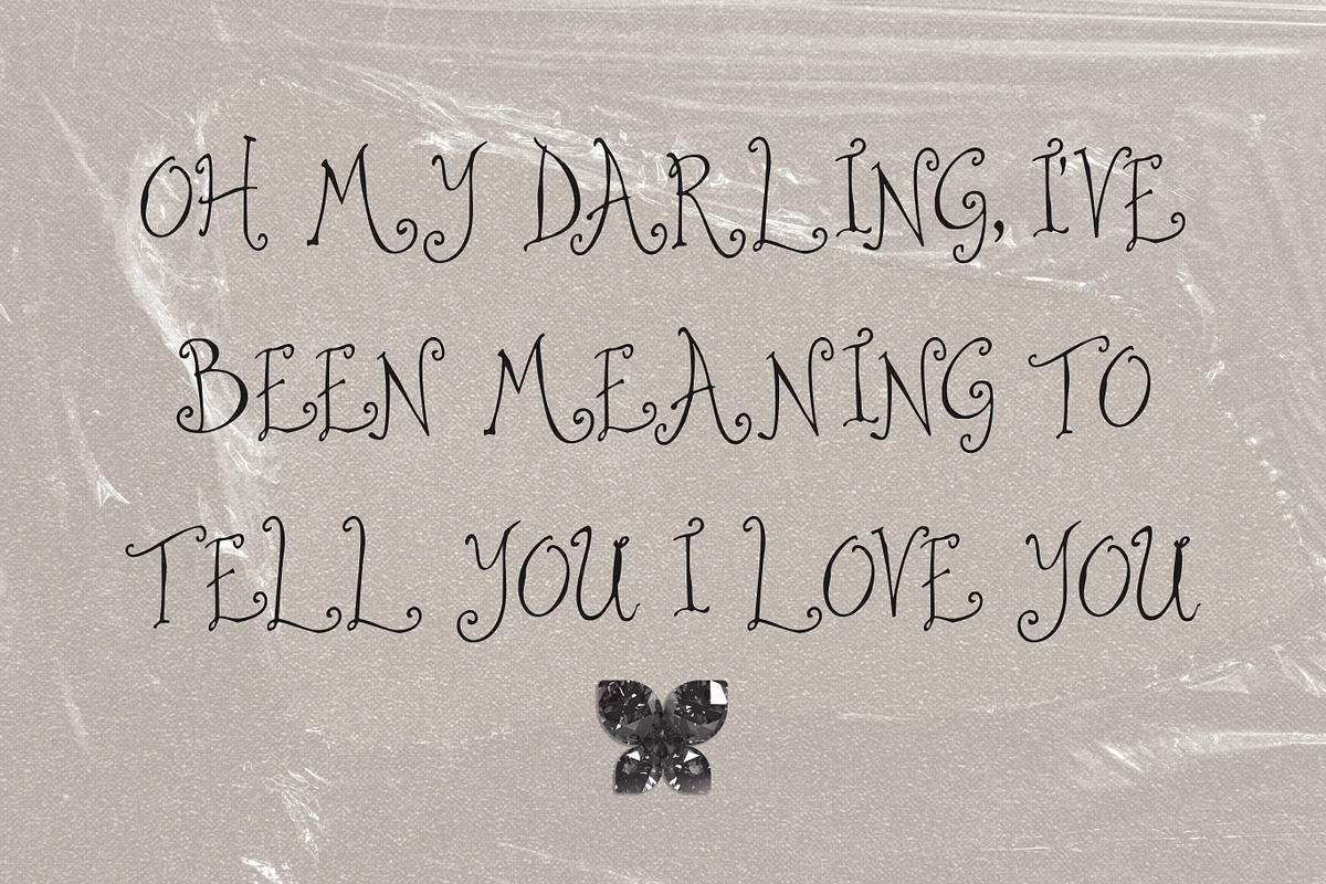 Rosewilt Swirly Fairytale Font, a Serif Font by The October Creative (Photo 6 of 9)