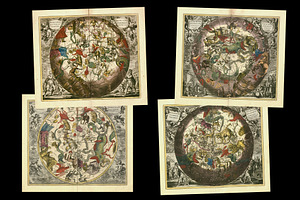 Antique Celestial Charts & Maps