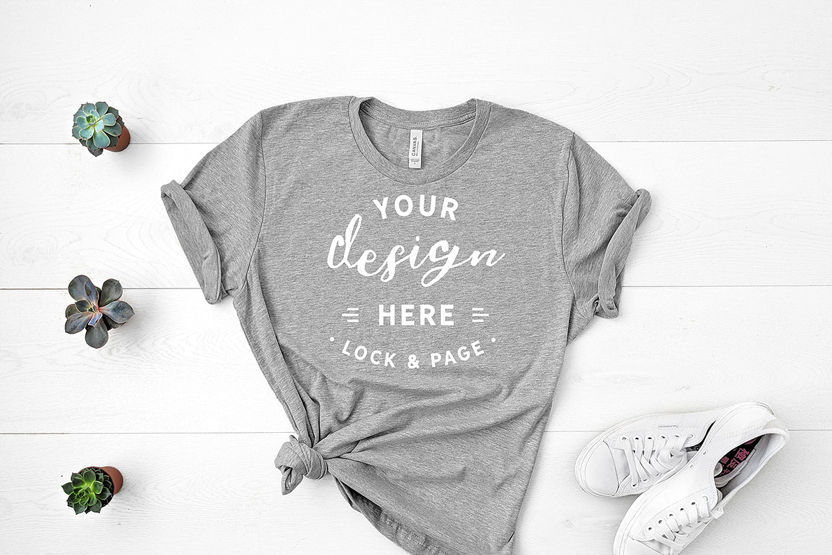 Bella Canvas T-Shirt Mockup Bundle, a Shirt Mockup by lock and page (Photo 65 of 85)