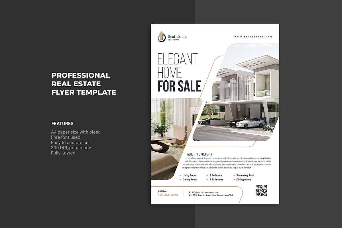 Real Estate Flyer, a Flyer Template by Diverter (Photo 1 of 3)