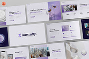 Business Consulting PowerPoint, a Presentation Template by Pixslides (Thumbnail 1 of 5)