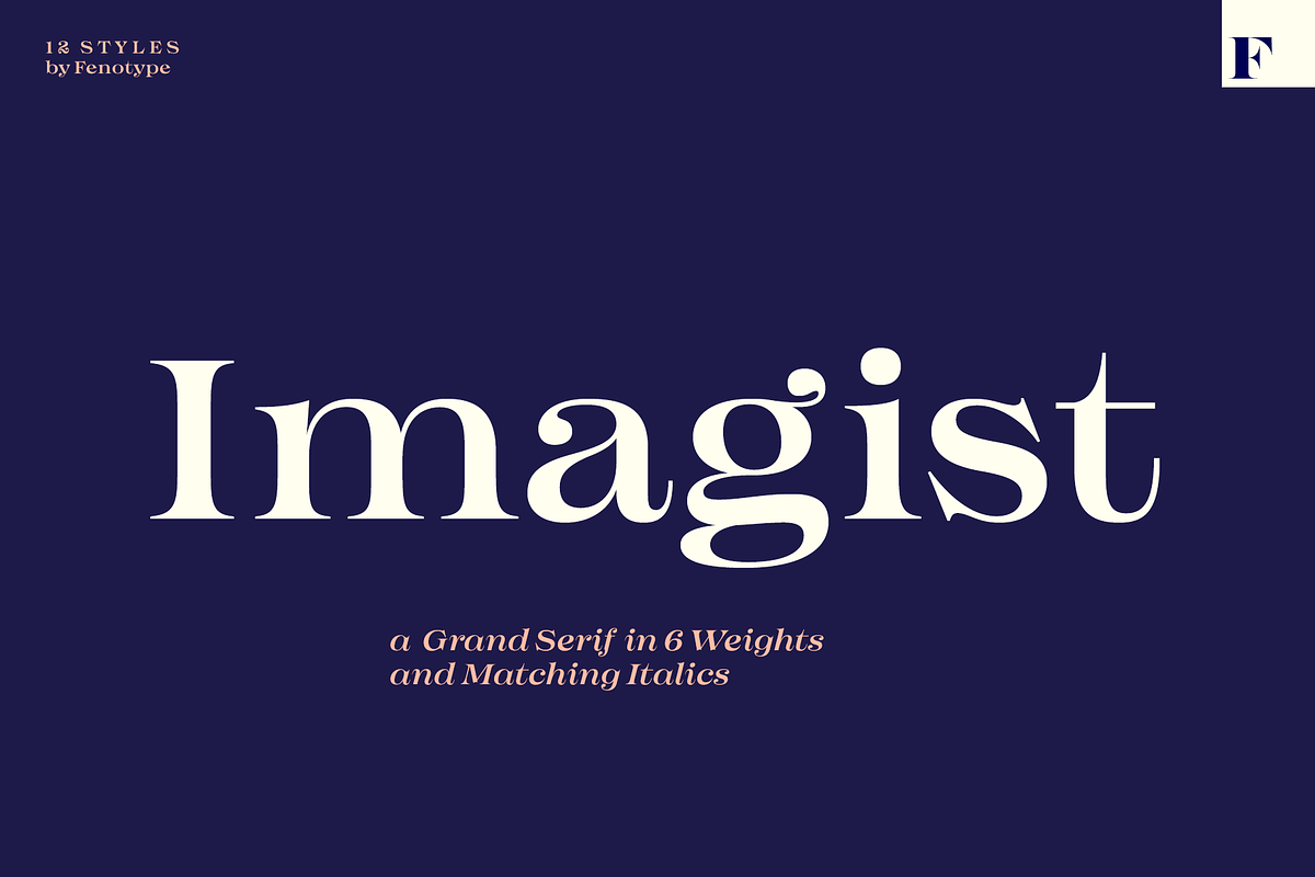 Imagist Intro Super Sale!, a Serif Font by Fenotype (Photo 1 of 10)
