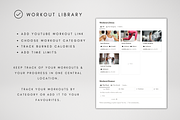 Workout Log Template for Notion, a Templates & Theme by BRANDcontent (Thumbnail 5 of 8)