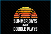 Sports Summer Baseball Retro SVG, a Graphic by Creativeusart (Thumbnail 2 of 4)