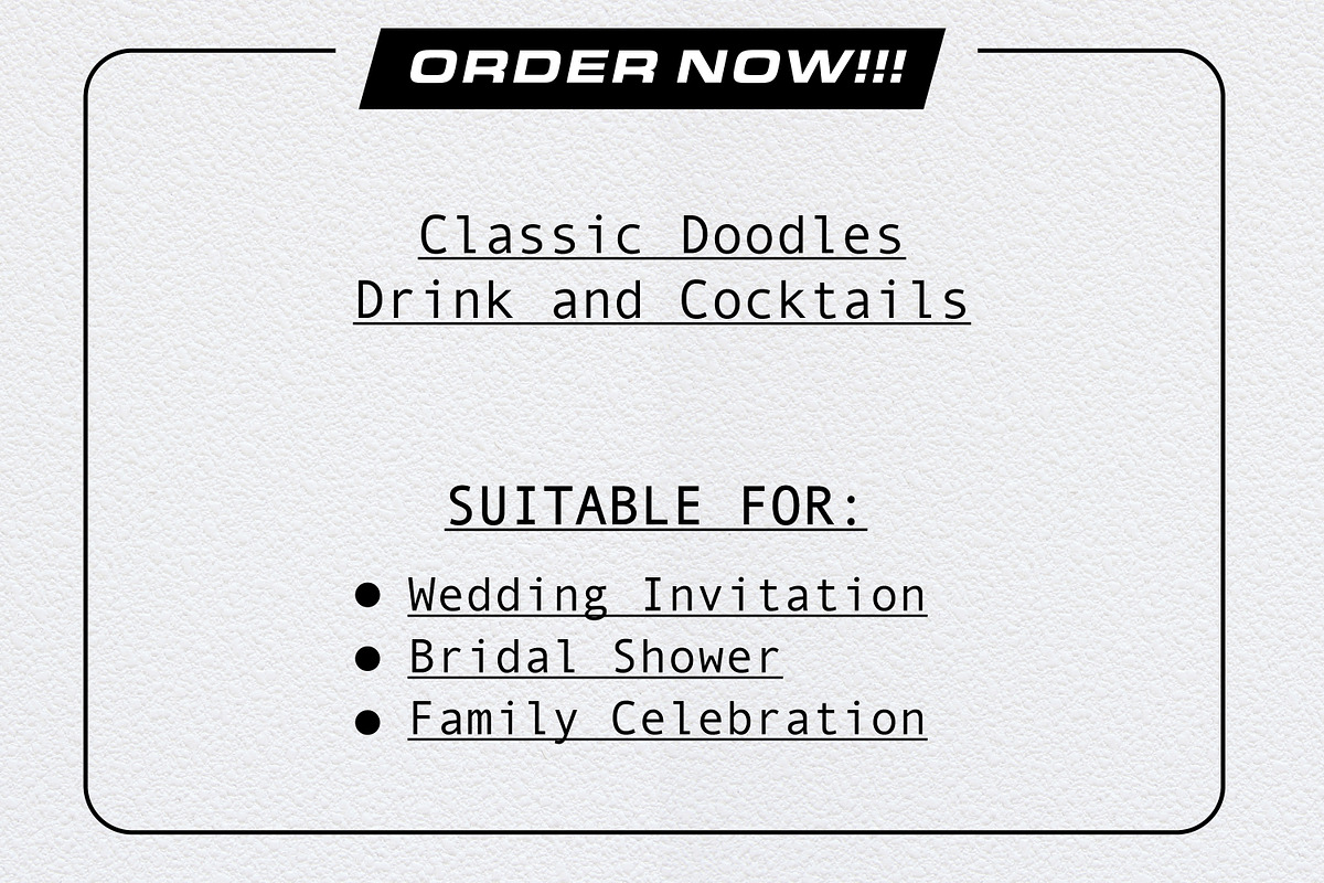 Hand Drawn Drink & Cocktails Bundle, a Food Illustration by Guavanaboy (Photo 3 of 3)