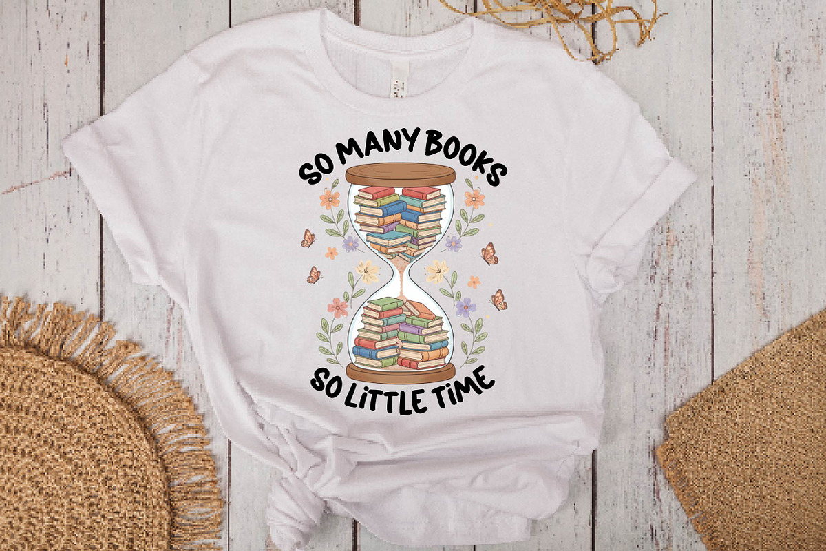 So Many Books so Little Time PNG, an Illustration by DreamPrint404 (Photo 6 of 6)