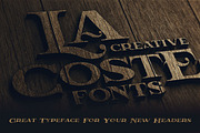 LaCoste Typeface, a Serif Font by Cruzine (Thumbnail 5 of 6)