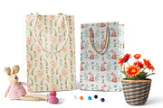 Watercolow rabbit and Floral set, an Animal Illustration by Olesya Agudova (Thumbnail 4 of 7)