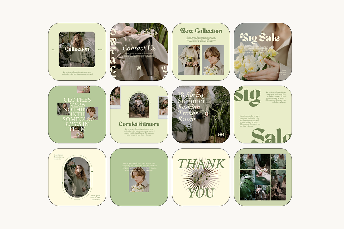Olive Social Media Pack, a Social Media Template by marmaries (Photo 8 of 13)