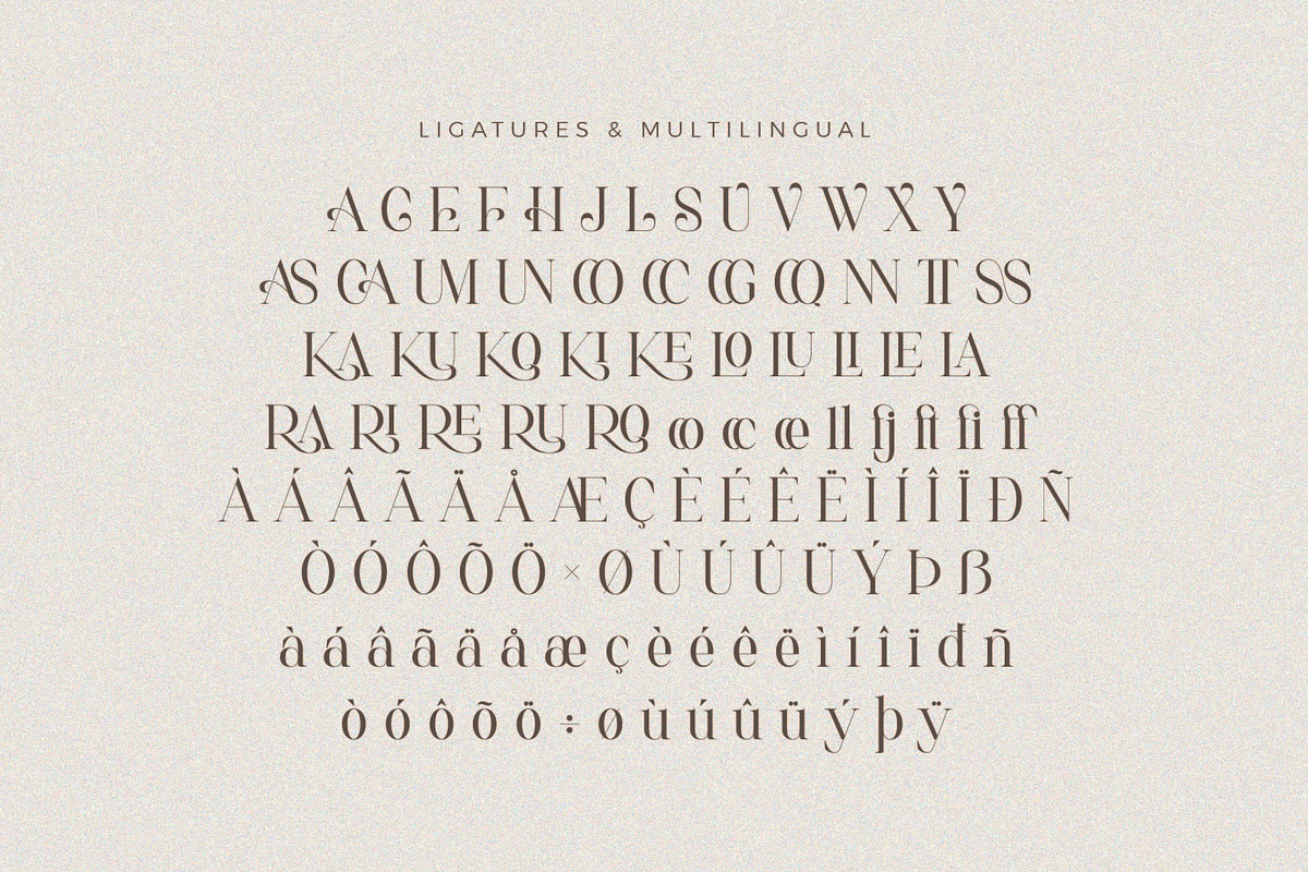 Arunica - Classy Serif Font, a Serif Font by Aqeel_Art (Photo 10 of 10)