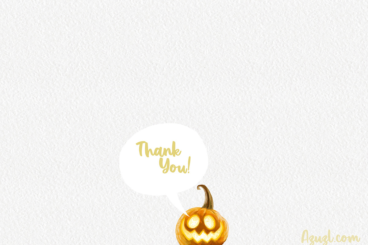 Halloween decorations with pumpkins, an Object Illustration by Azuzlikus (Photo 4 of 4)