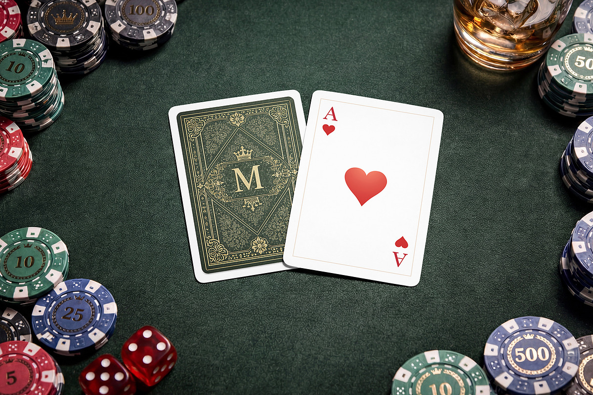 Poker Playing Cards Mockup, a Product Mockup by Country4k (Photo 1 of 3)