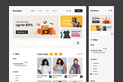 Runaway - Fashion Landing Page, a Landing Page Template by trabaskriya (Thumbnail 4 of 5)