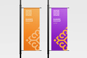 Vertical Banner Mockup, an Advertising Mockup by zpackcreative (Thumbnail 1 of 4)
