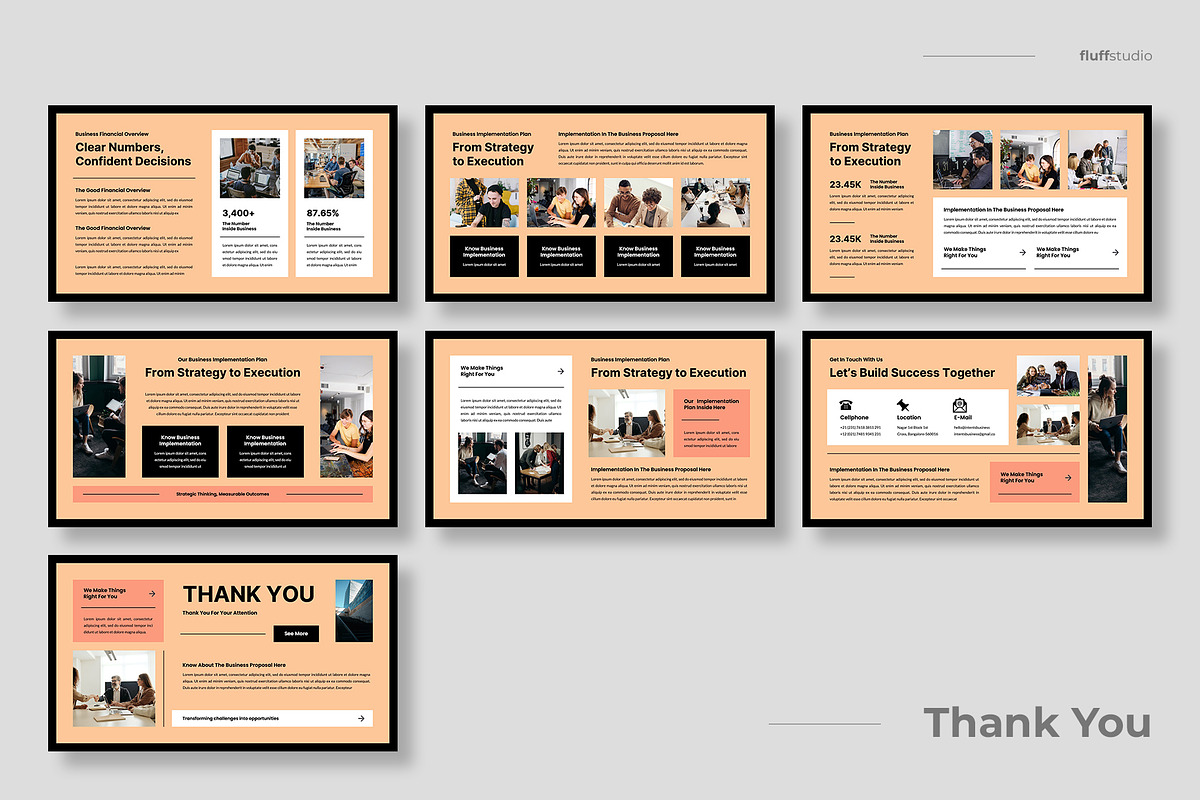 Business Proposal Keynote Template, a Presentation Template by fluffstudio (Photo 4 of 4)