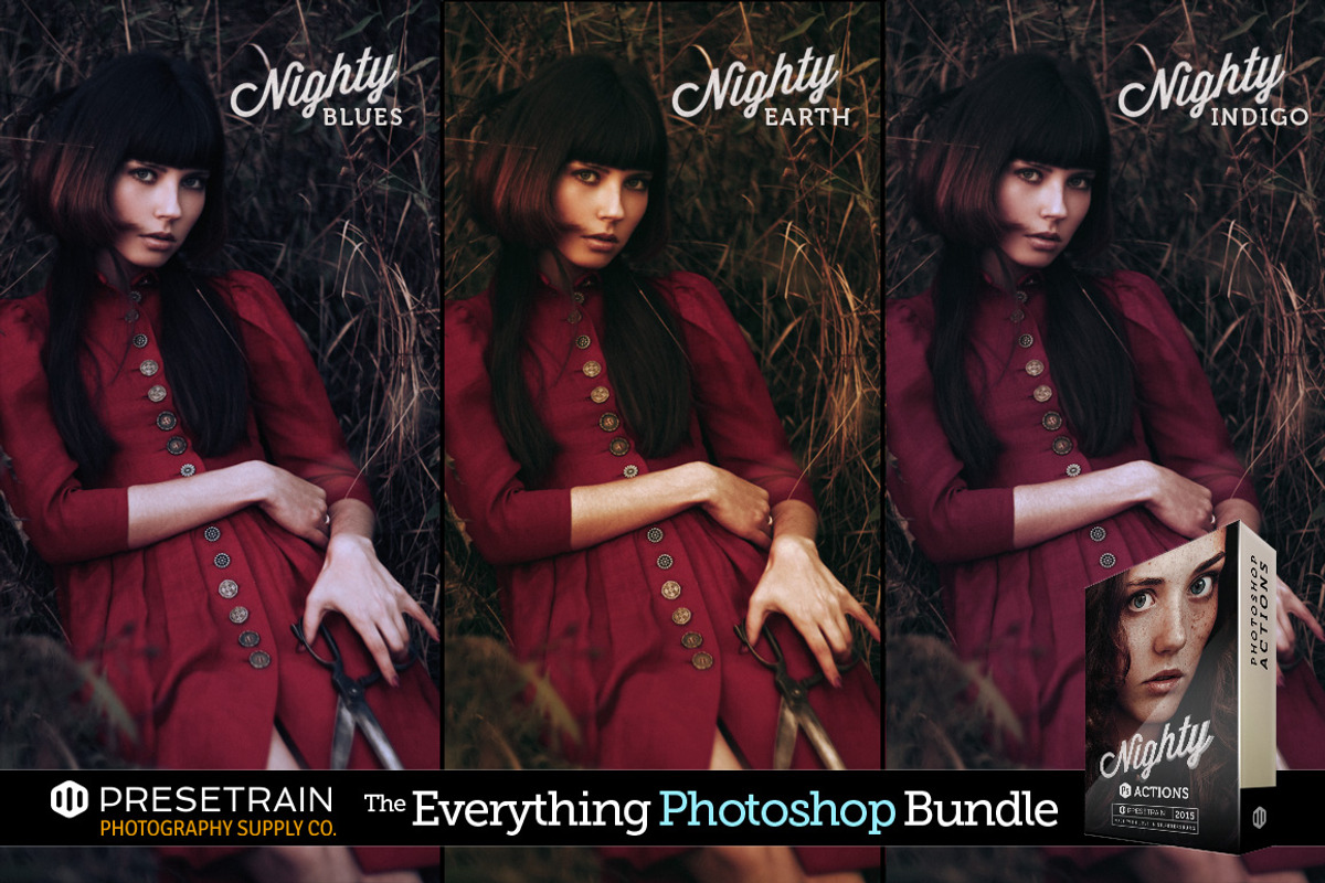 Pro Photoshop Actions Bundle, an Action Add-On by Presetrain Co. (Photo 8 of 13)