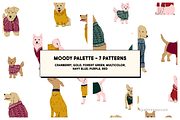 Dogs in Sweaters Seamless Patterns, a Pattern Graphic by Palette Pursuit (Thumbnail 12 of 14)
