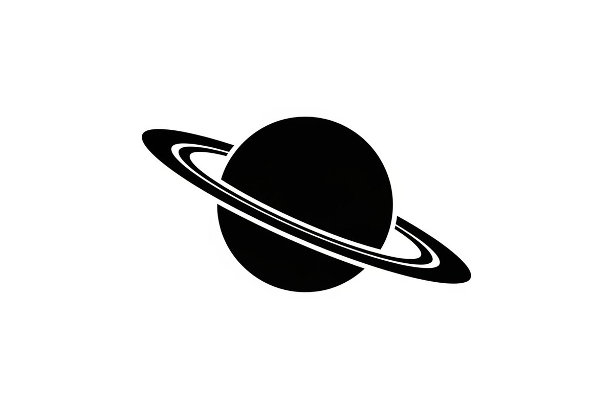 Saturn Planet Space Galaxy Icon, an Icon by musafir_fashion (Photo 10 of 10)