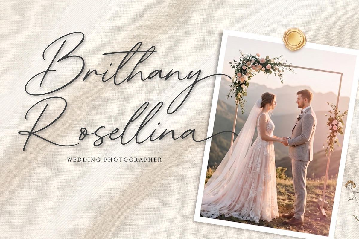 Mabriella - Stylish Signature Script, a Script Font by Sealoung (Photo 3 of 10)