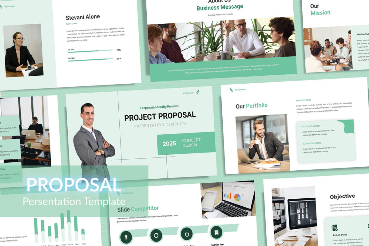 Project Proposal Template, a Design Template by yanindesign (Photo 1 of 5)