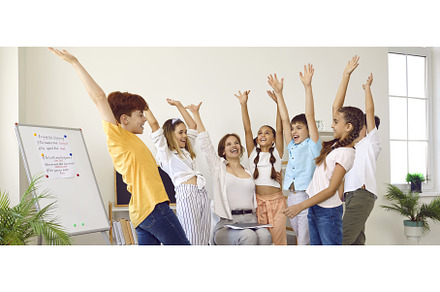 Group of elementary school students, a School & Education Photo by StudioRomantic