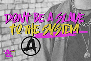 The Punk Notes – Punk Font Rebel Yet, a Handwritten Font by Gassstype (Thumbnail 3 of 8)