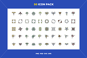 Floral design icons, an Outline Icon by Wencory (Thumbnail 1 of 2)