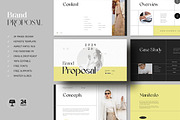 Brand Proposal Keynote Template, a Presentation Template by White Graphic (Thumbnail 2 of 9)