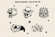 Tattoo icon illustration, an Illustration by Ben studio (Thumbnail 3 of 4)