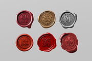 Wax Seal Mockup Set – 6 Stamps, a Product Mockup by Avelina Studio (Thumbnail 1 of 3)