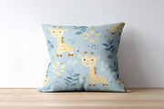 8 Cute Giraffes Seamless Patterns, a Pattern Graphic by Inknfolly (Thumbnail 5 of 5)