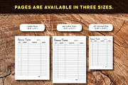 Editable Expense Tracker, a Stationery Template by Graphicsnext (Thumbnail 4 of 7)