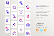 Coronavirus COVID-19 | 42 Icons Set, an Outline Icon by Marina Silence (Thumbnail 10 of 17)