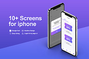 Login & My page App UI Kit, an UI Kit Template by Design Present (Thumbnail 4 of 10)