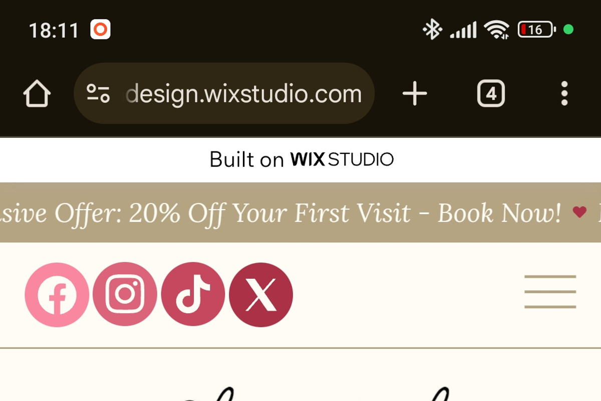 Nail Studio - Website Studio Website preview 6