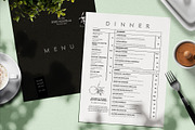 Restaurant Menu, a Brochure Template by BigWeek (Thumbnail 1 of 4)
