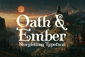 Oath & Ember - Storytelling Typeface