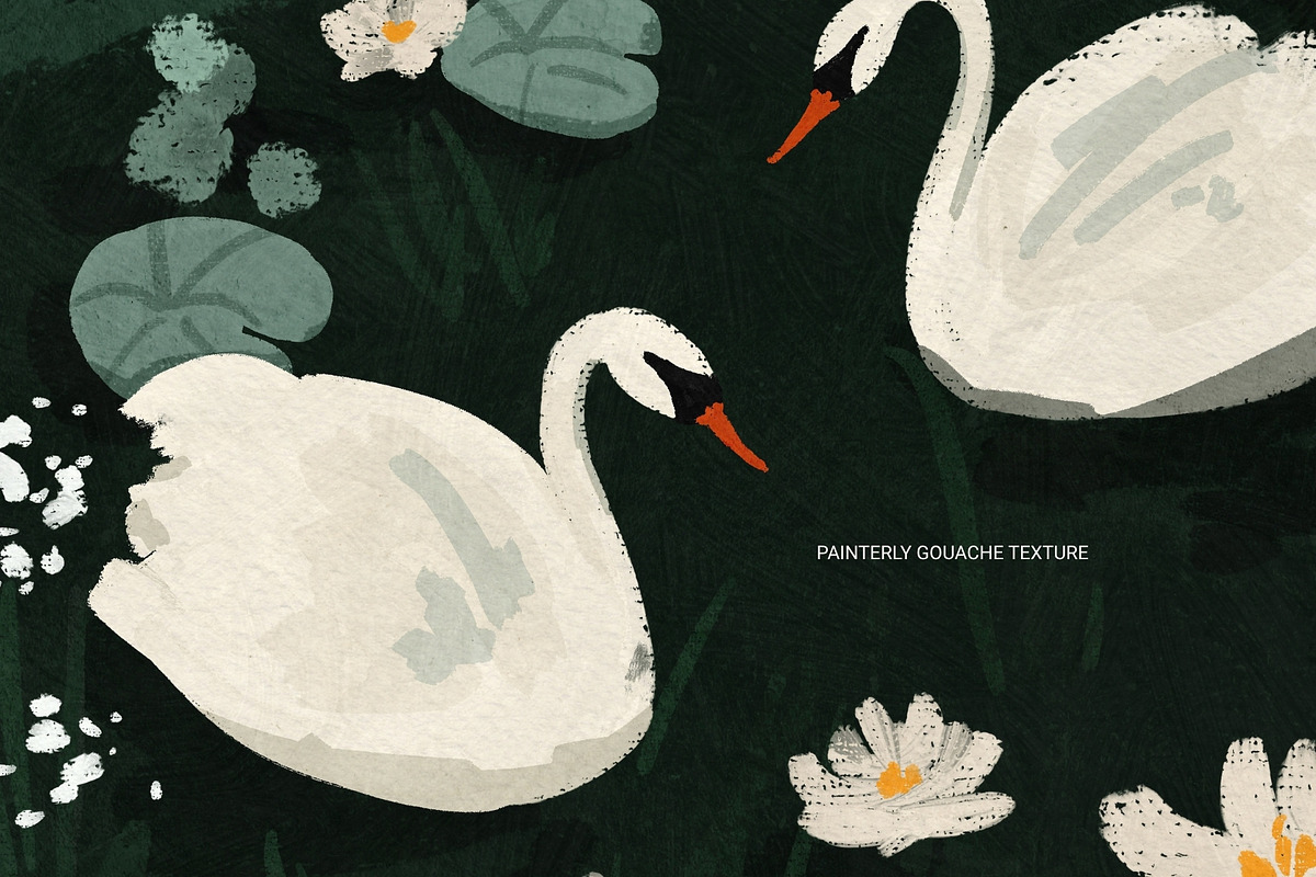 Secret Pond: cottagecore backgrounds, a Background Graphic by PaperJamLab (Photo 10 of 11)