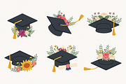 Graduation Illustrations, an Education Illustration by Anna Studio (Thumbnail 9 of 12)